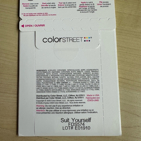 Color Street Nail Polish Strips - Houndstooth - Picture 3 of 3